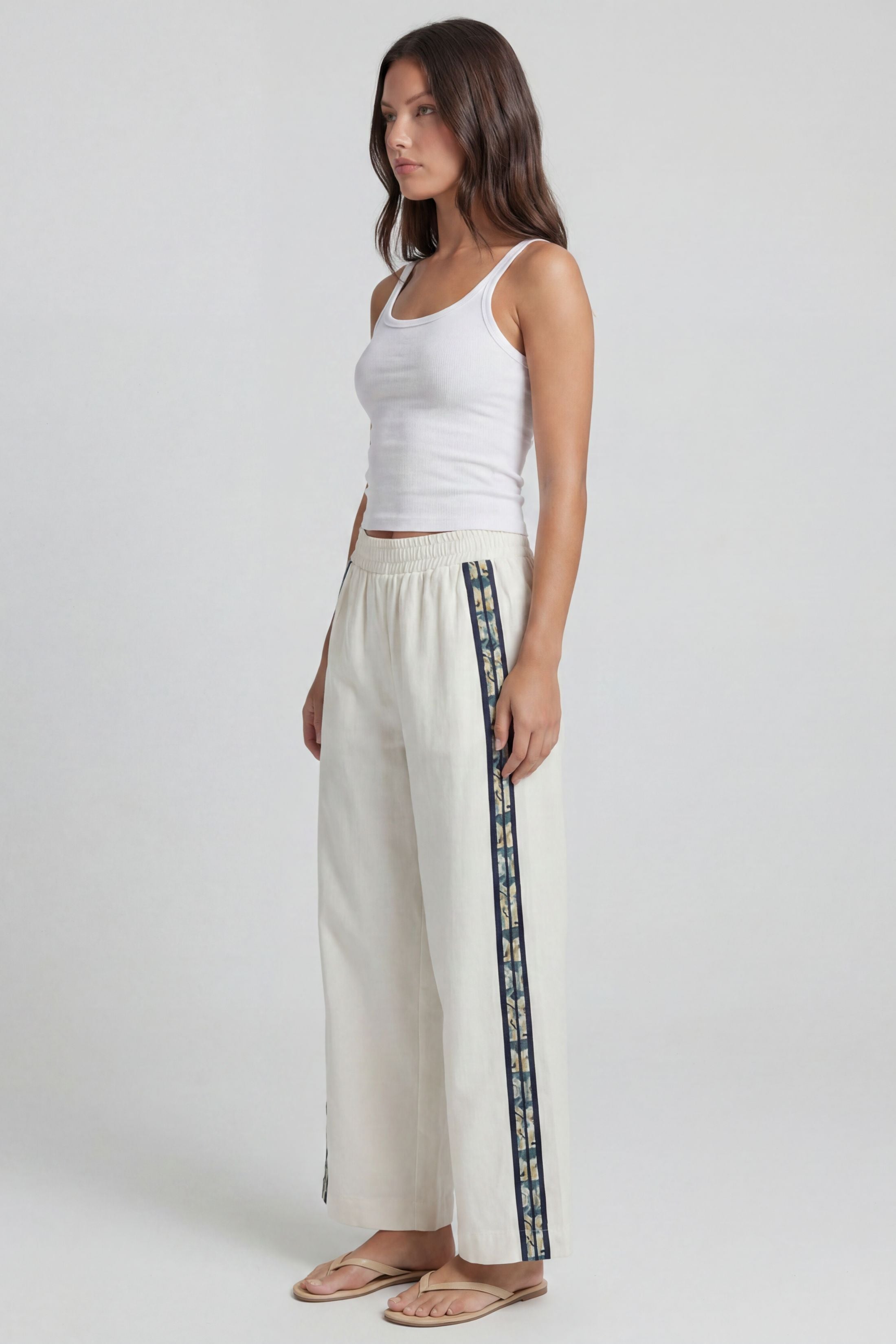 Remi Printed Stripe Pants