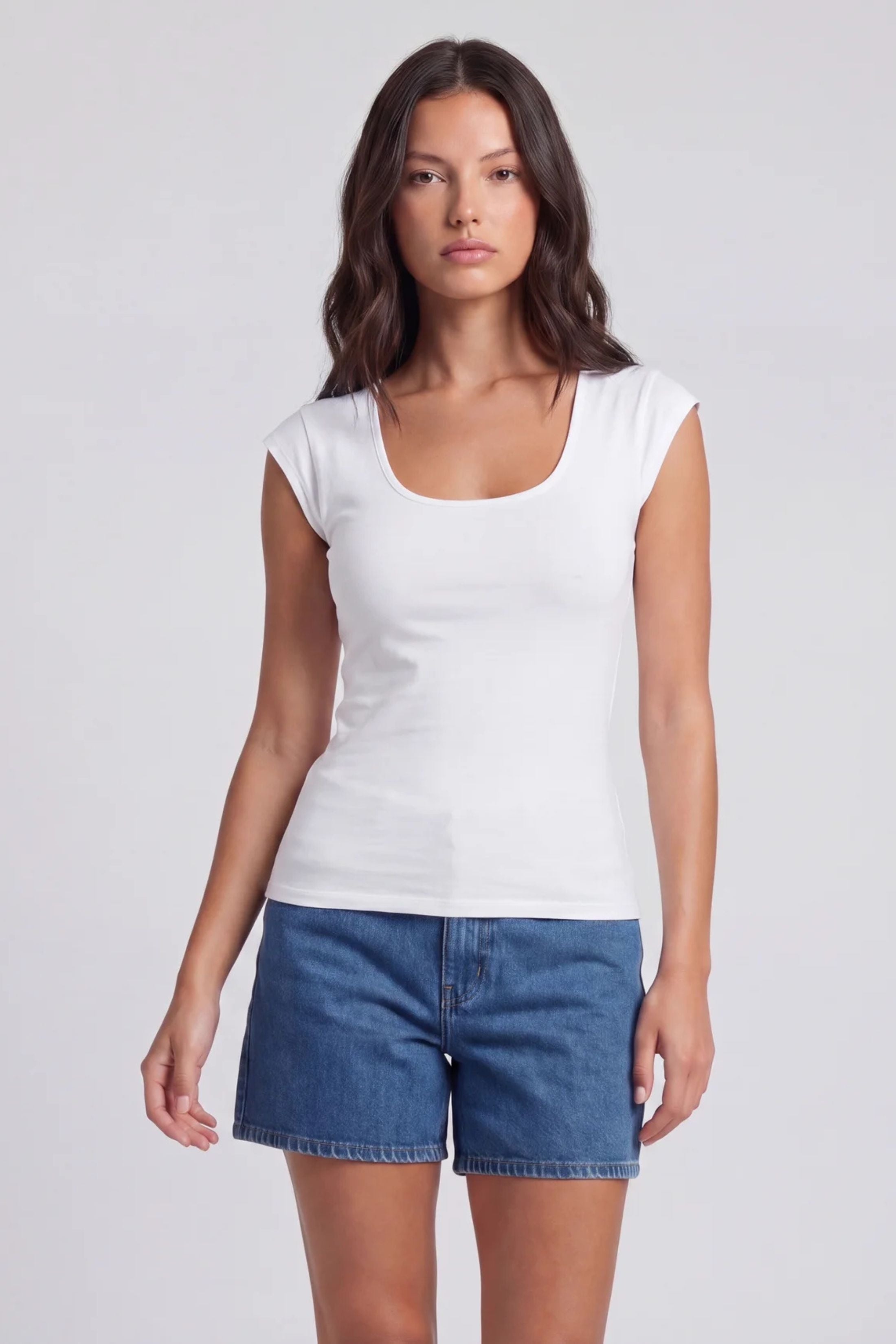 Dani Double Layered Sleeveless Top