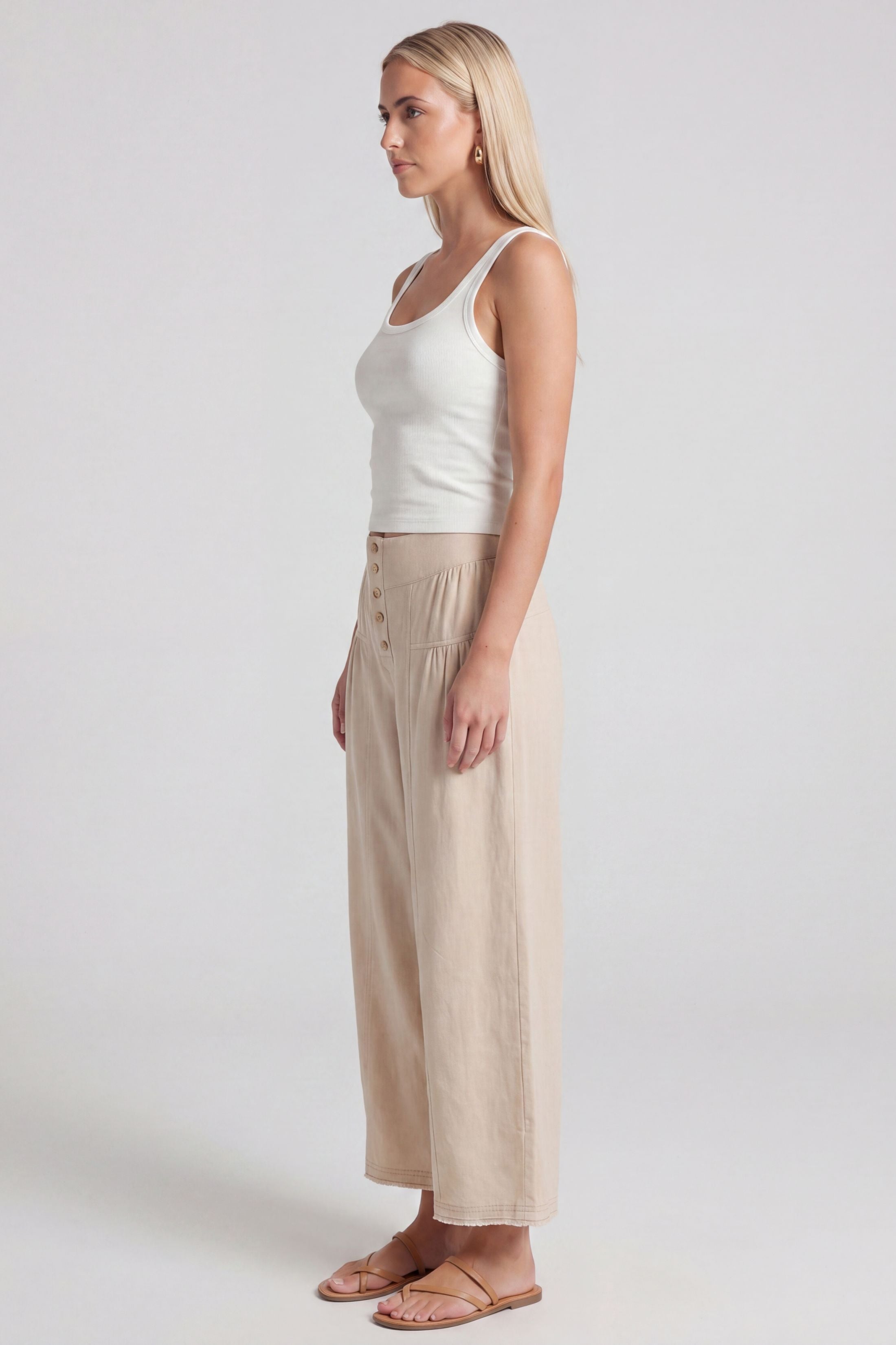 Yasmin High Waist Wide Leg Pant