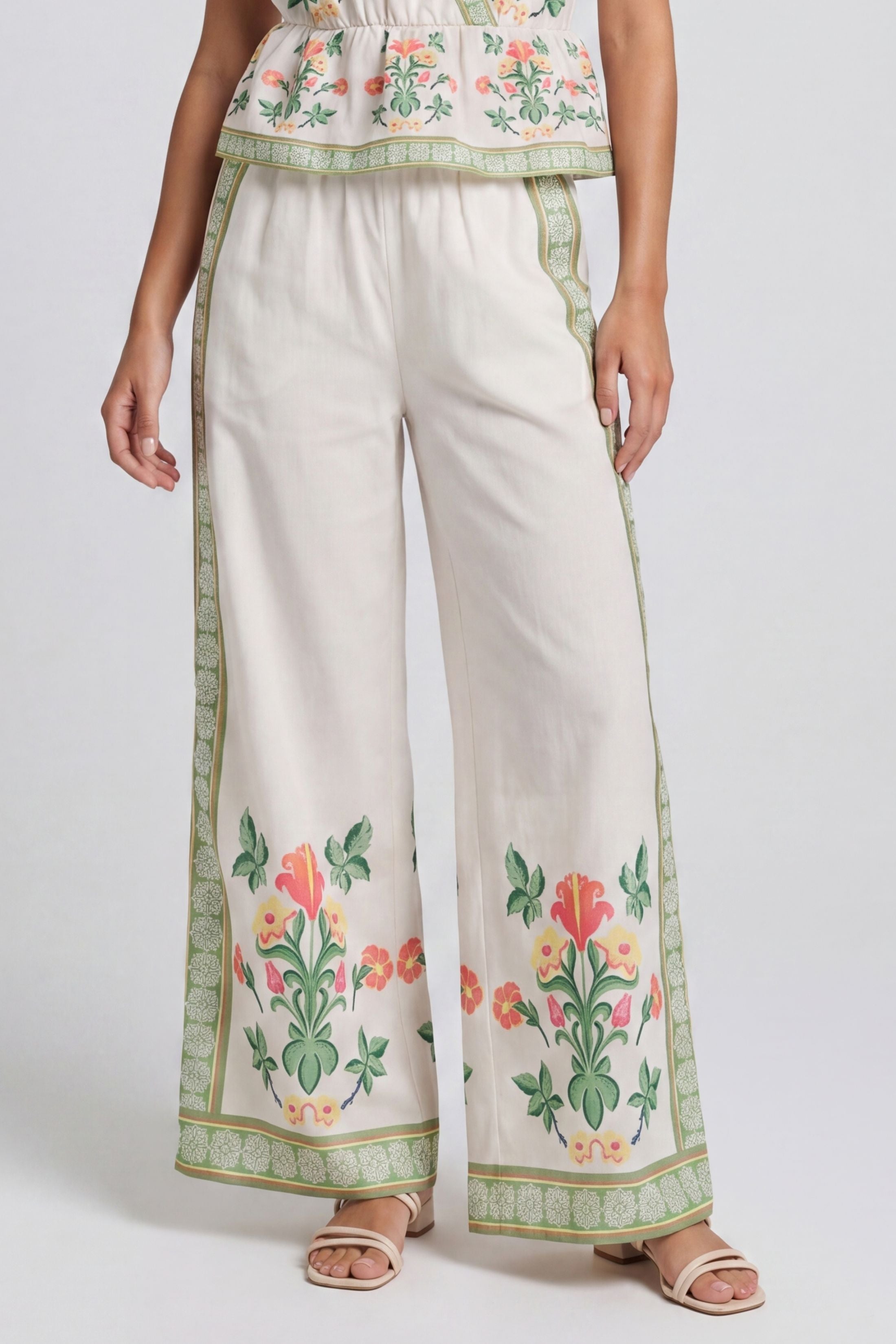 Langley Garden Party Wide Leg Pants