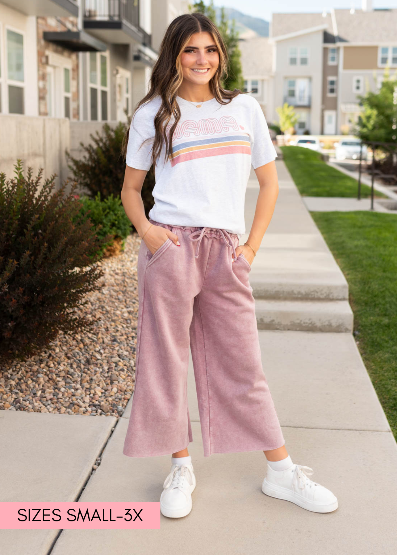 Skylar Dusty Pink Pants
