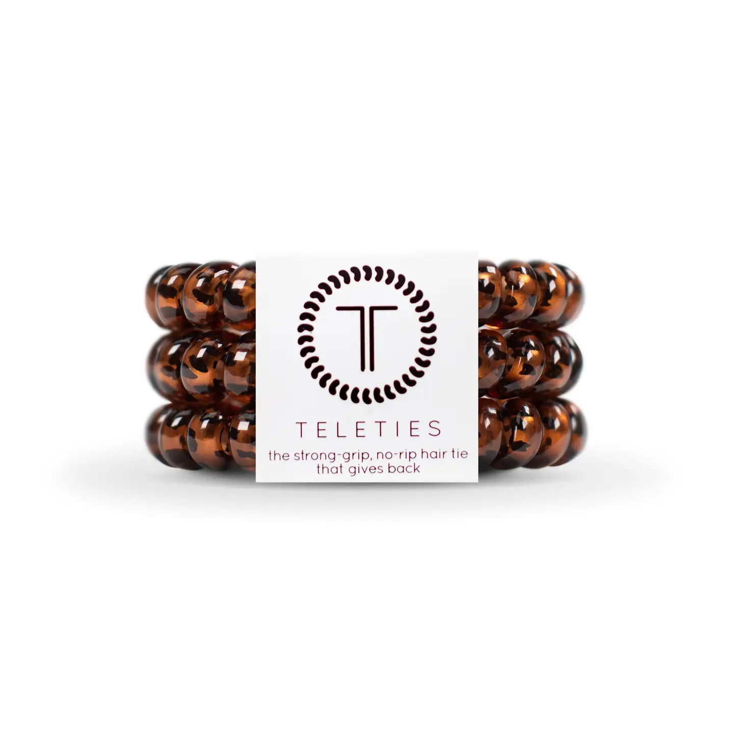 TELETIES Large Hair Ties - Strong, Stylish, and No-Rip Hair Accessories (3-Pack)