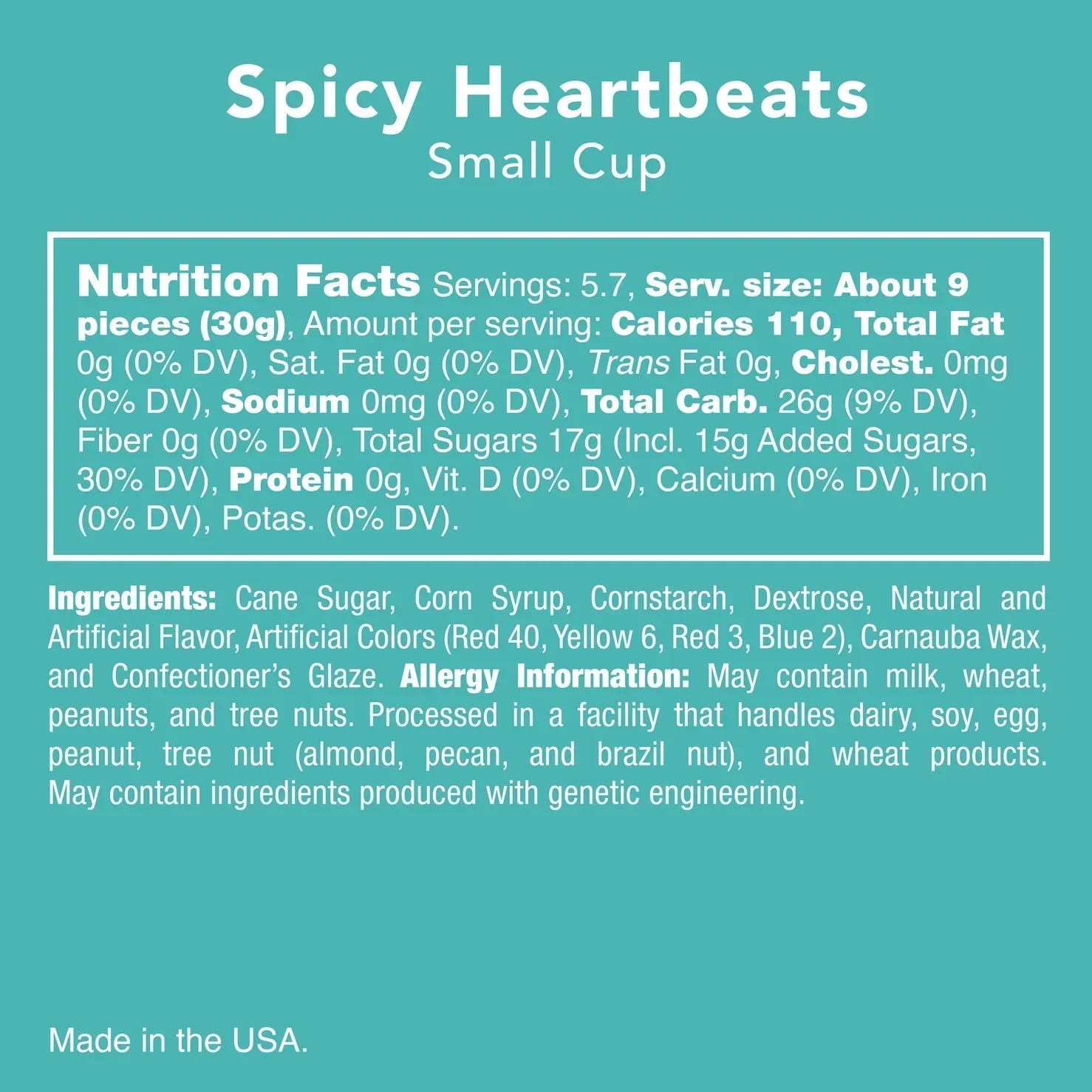 Spicy Heartbeats - Candy Club *Final Sale*