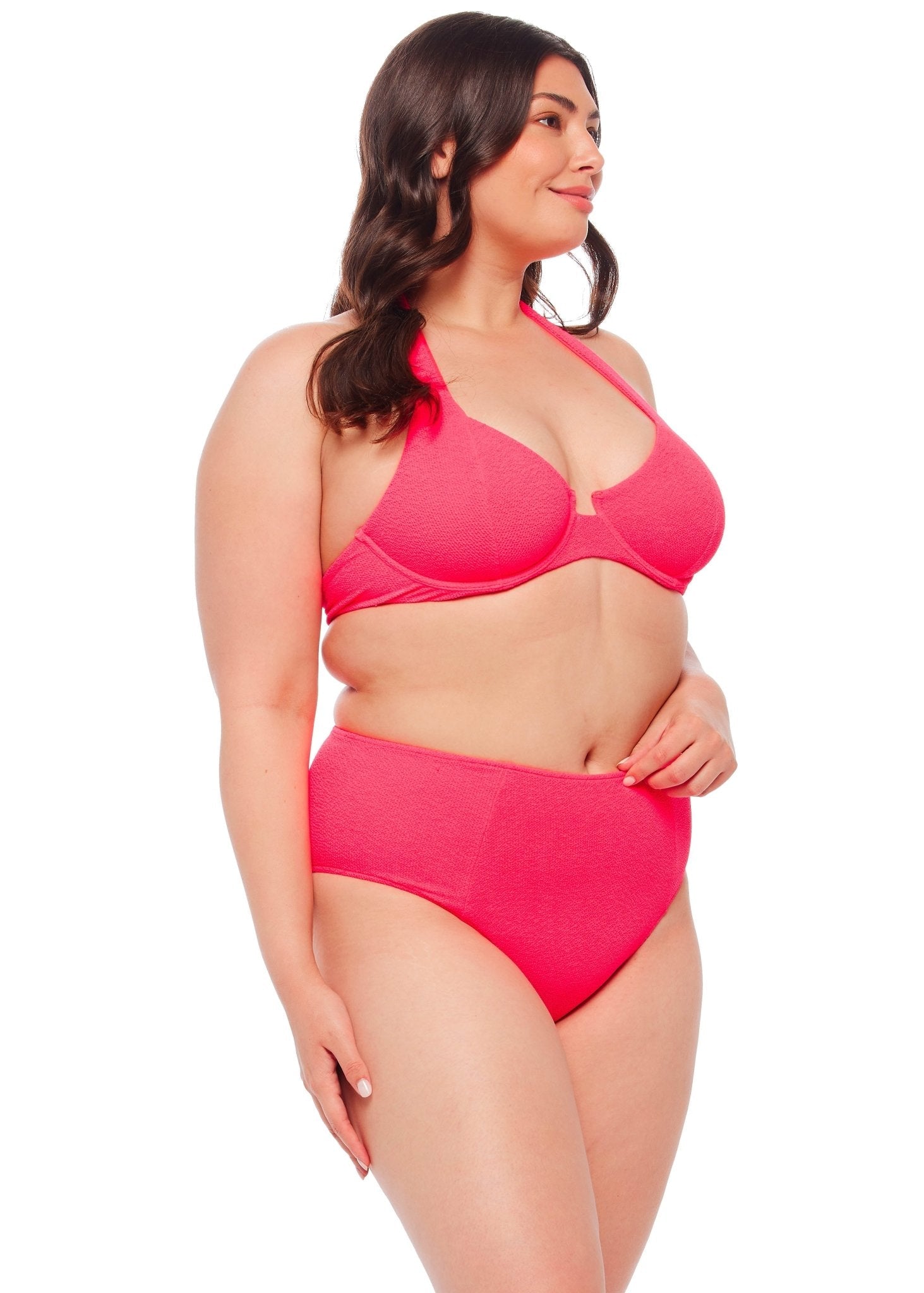 Cardiff Balconette Underwire Bikini Top - Zinnia Pink