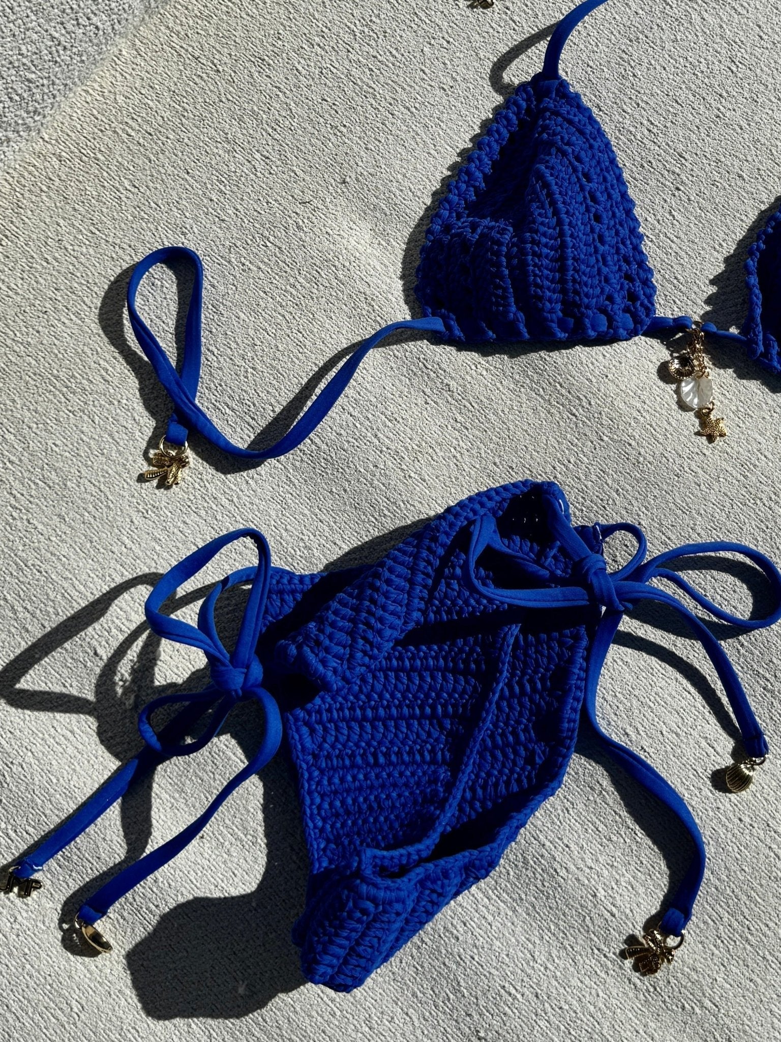Cozumel Bottom - Cobalt Crochet