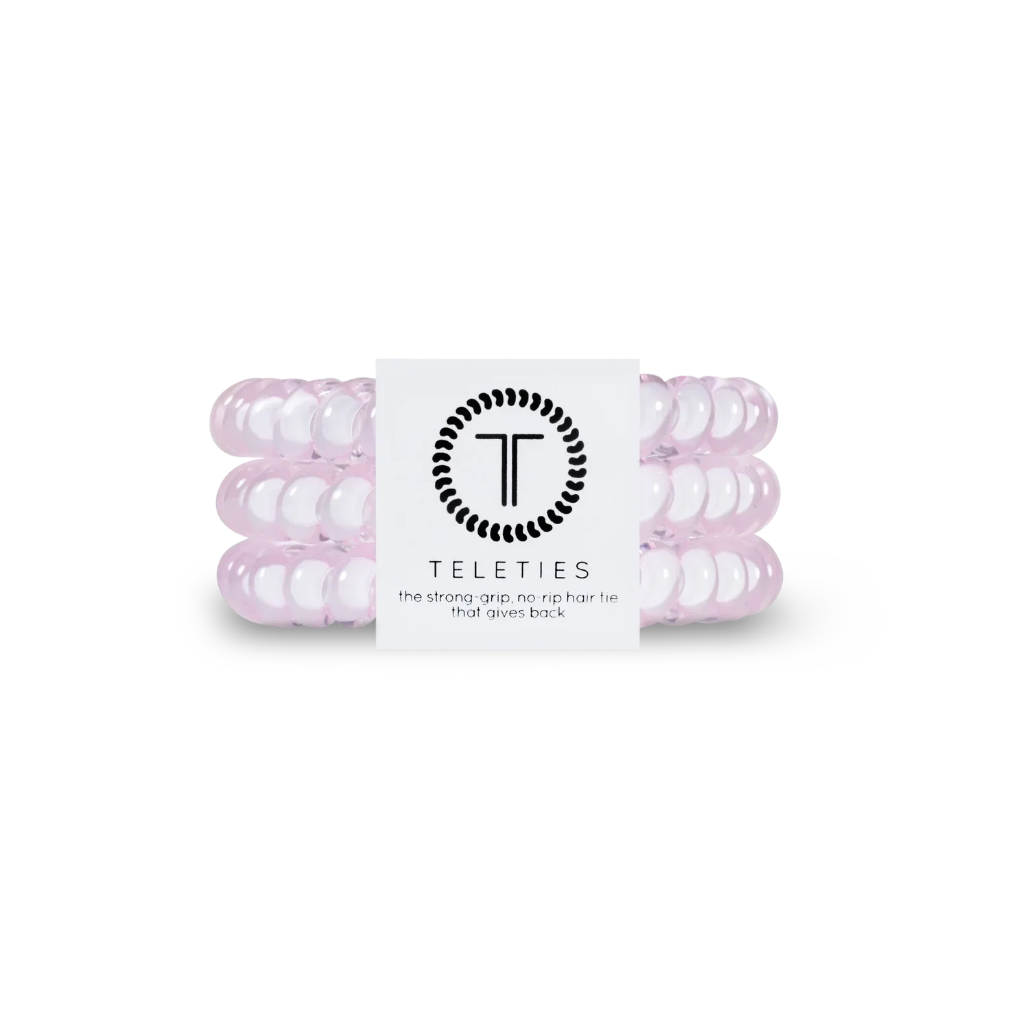 TELETIES Small Hair Ties - No-Rip, Strong Grip Hair Accessories (3-Pack)