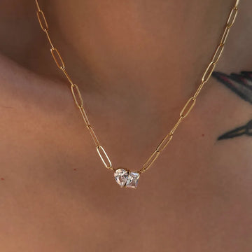 Tia Two Stone Necklace