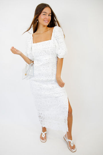 Laced in Love Midi Dress *Final Sale*