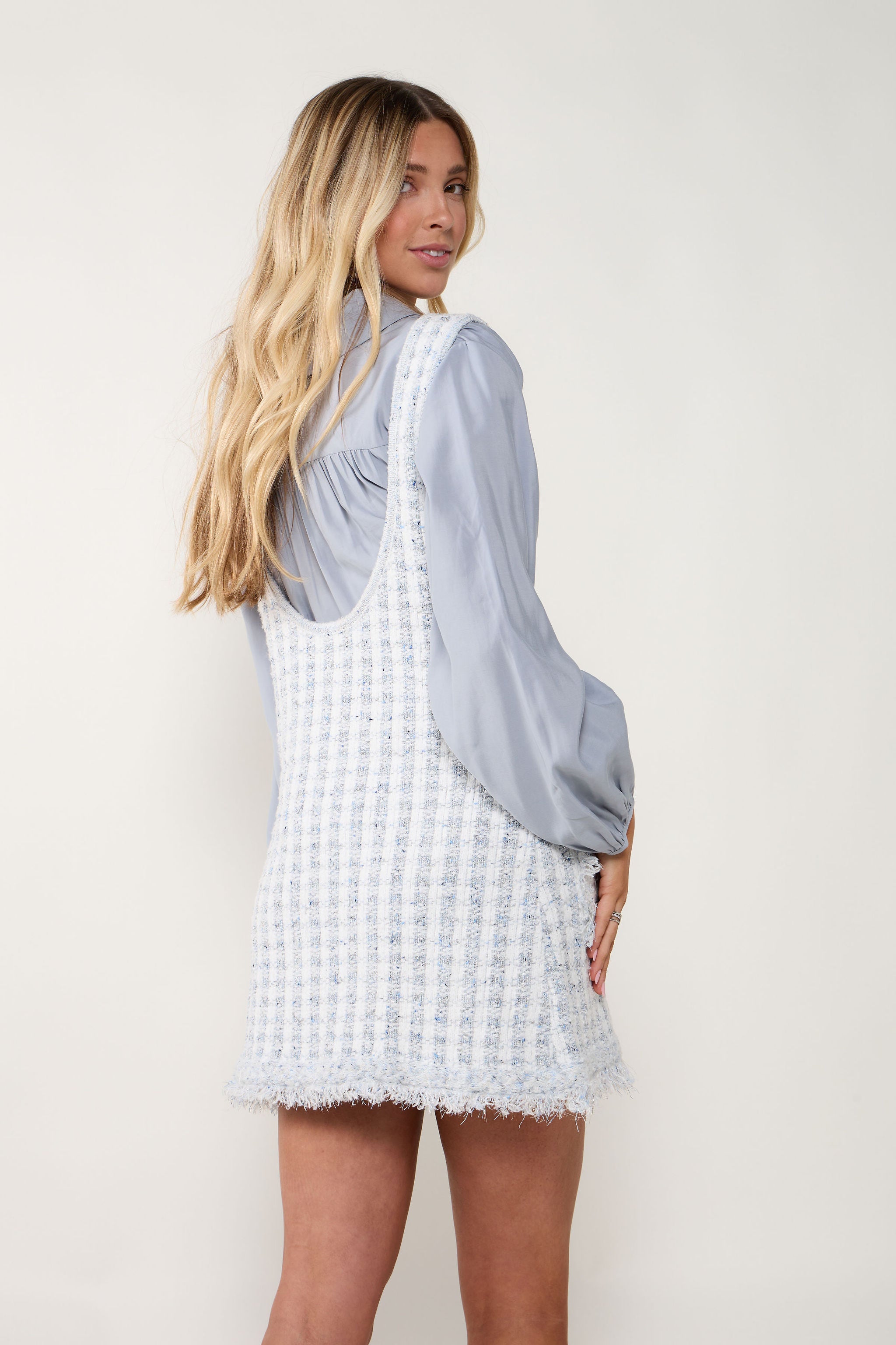 Sloane Tweed Mini Dress