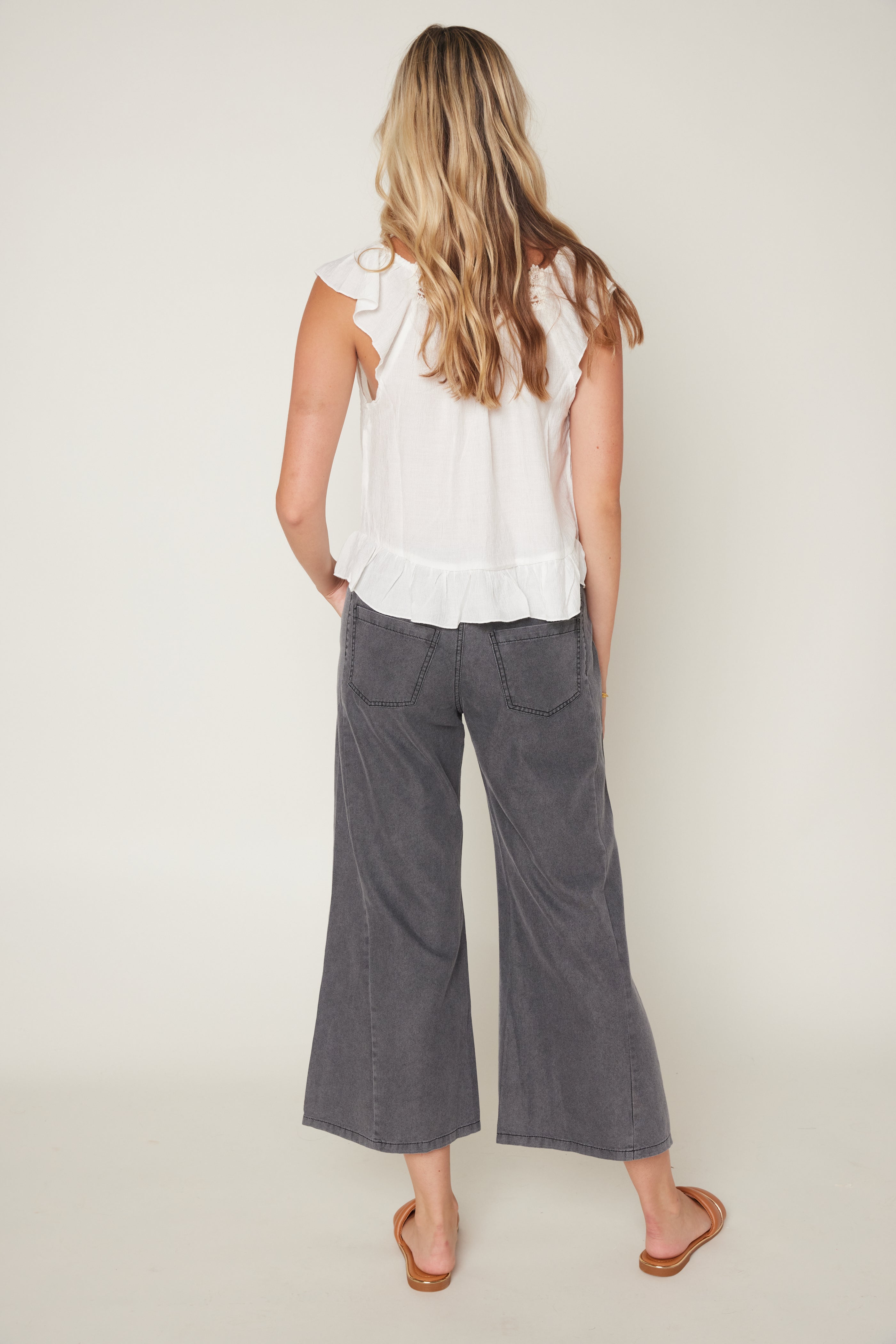 Sadie Ruffle Edge Blouse