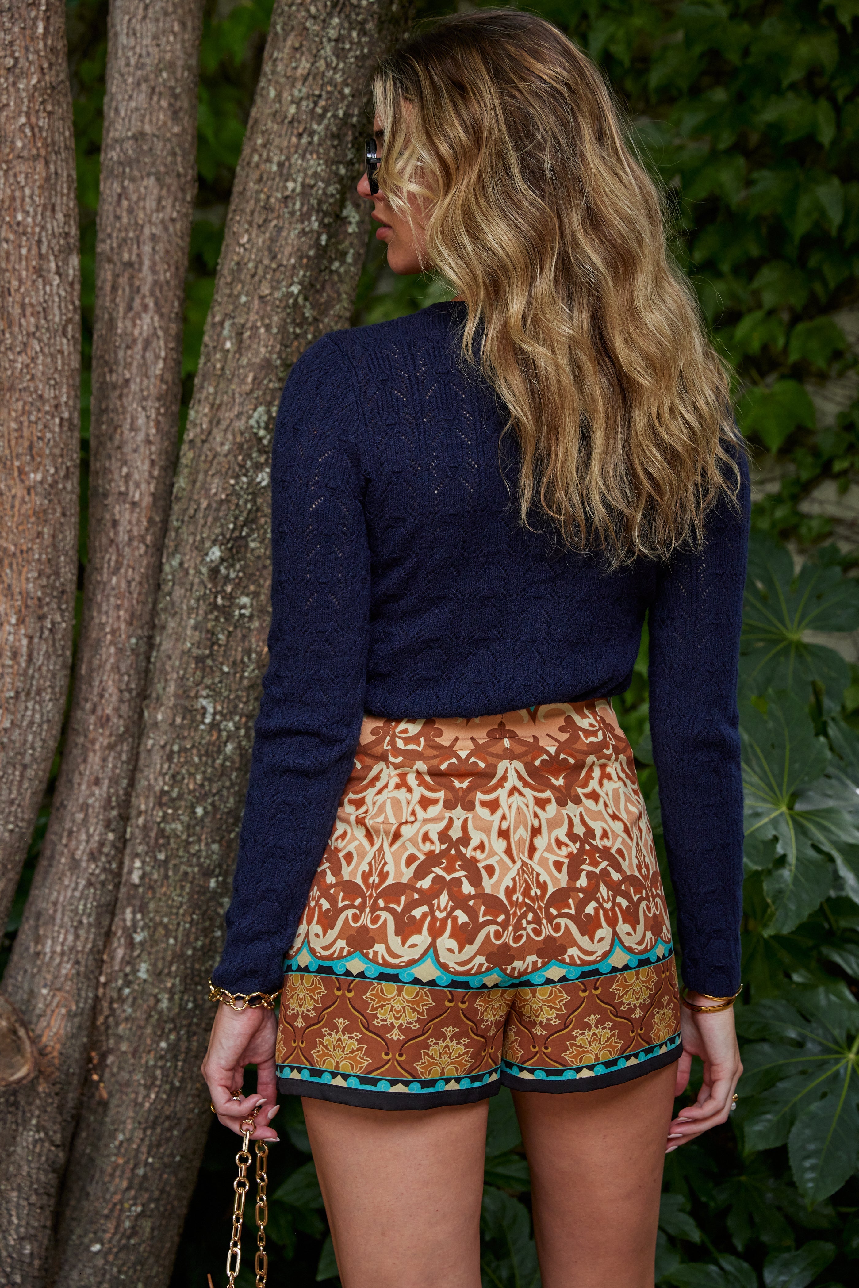 Chase Printed Woven Skirt