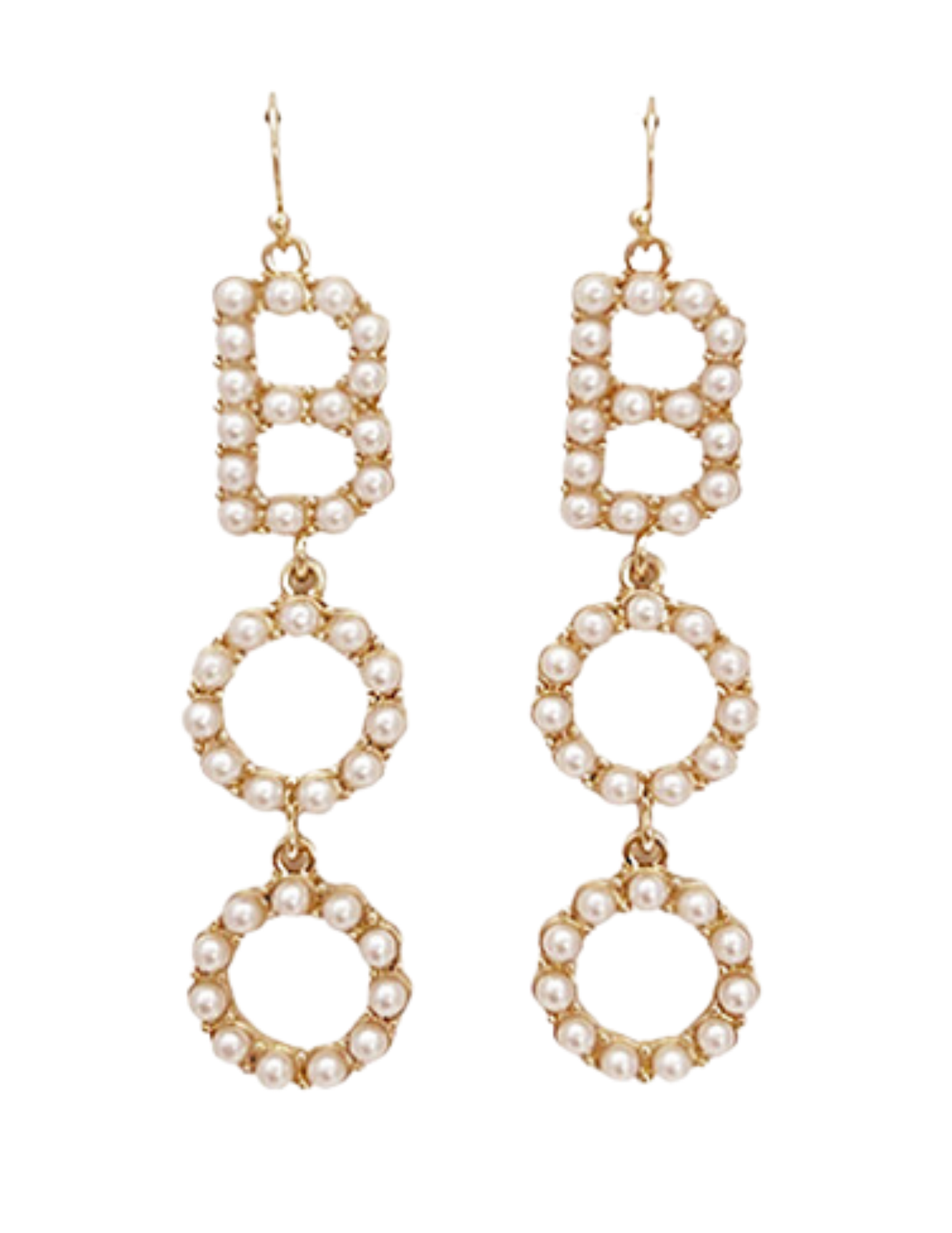 BOO Pearl Drop Statement Earrings