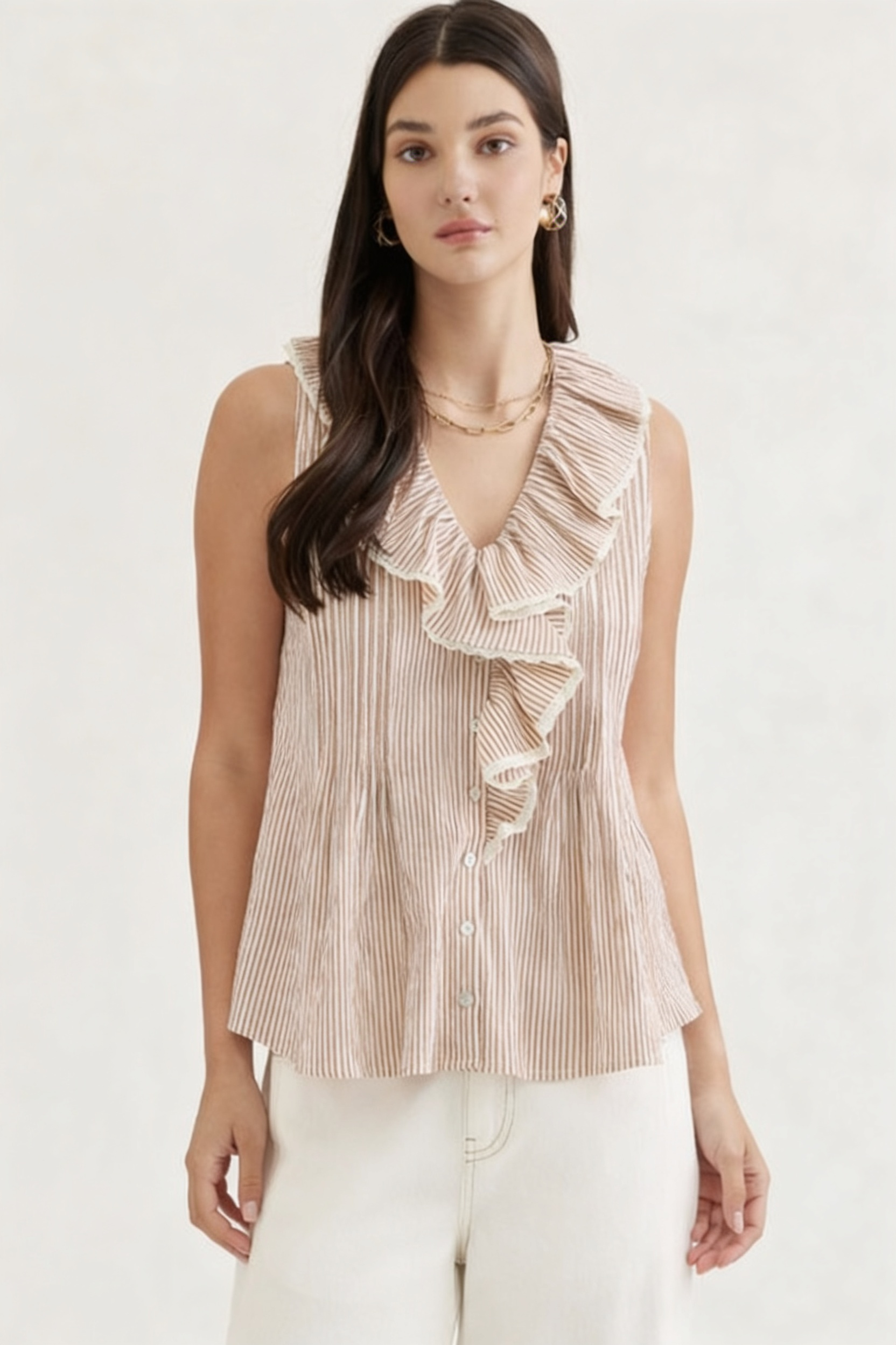 Amelia Ruffle Blouse