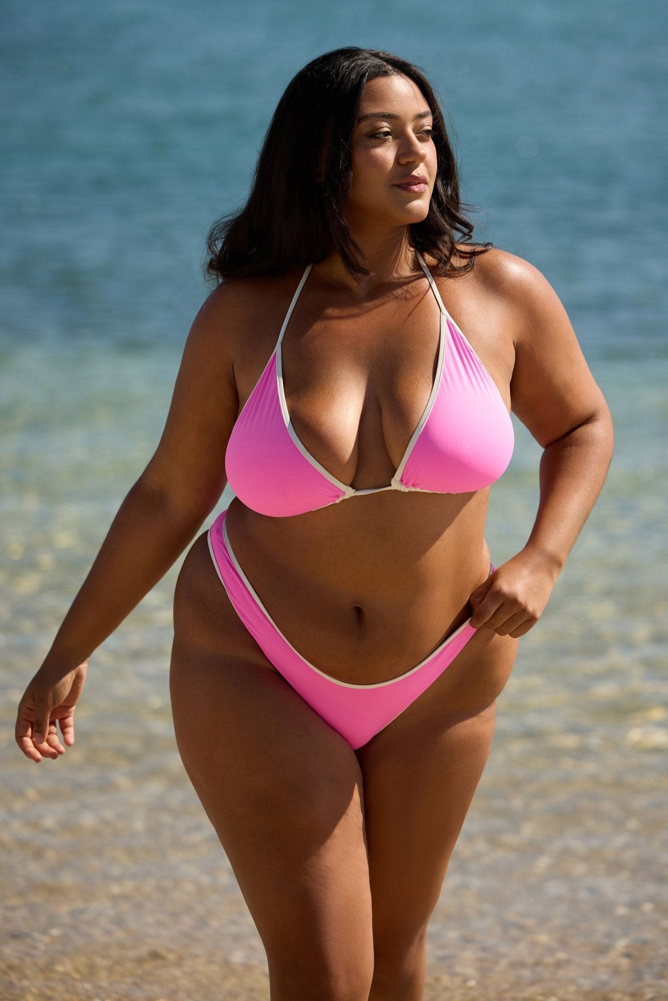 Hilo Top - Pink Orange Reversible
