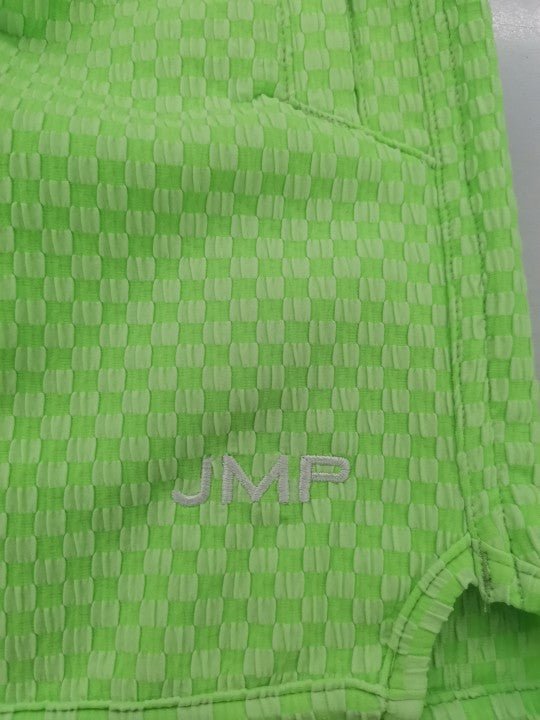 Indy Boy's Swim Trunk - Lime Green Check