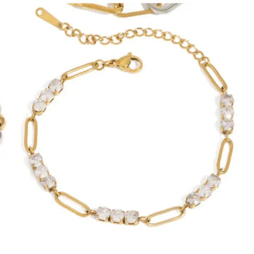 Jordan Diamond Link Bracelet