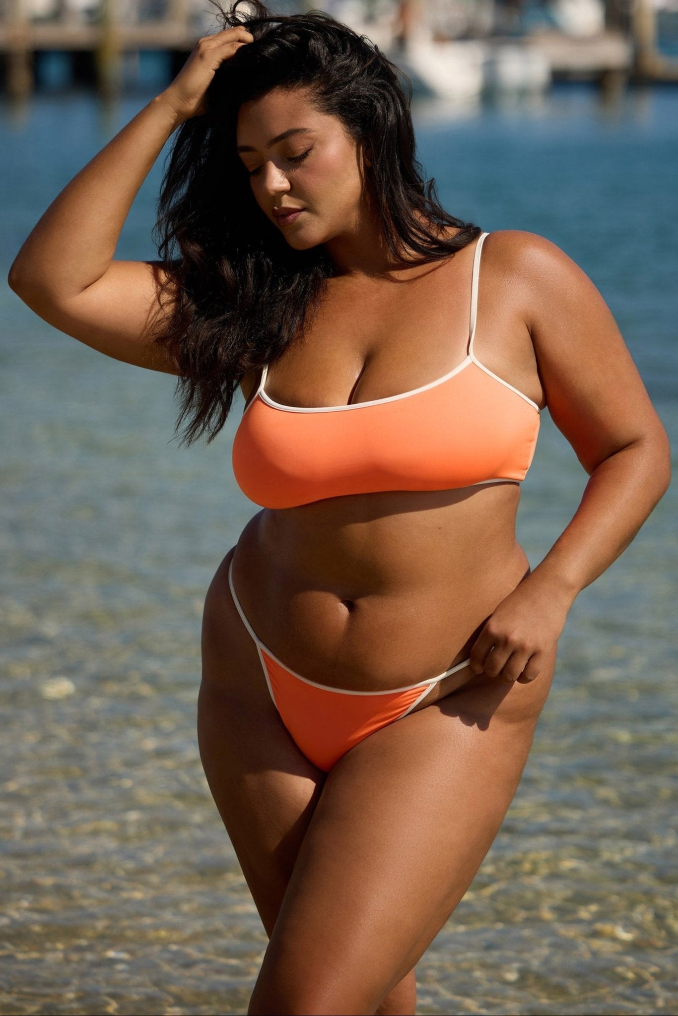 Molokai Top - Pink Orange Reversible