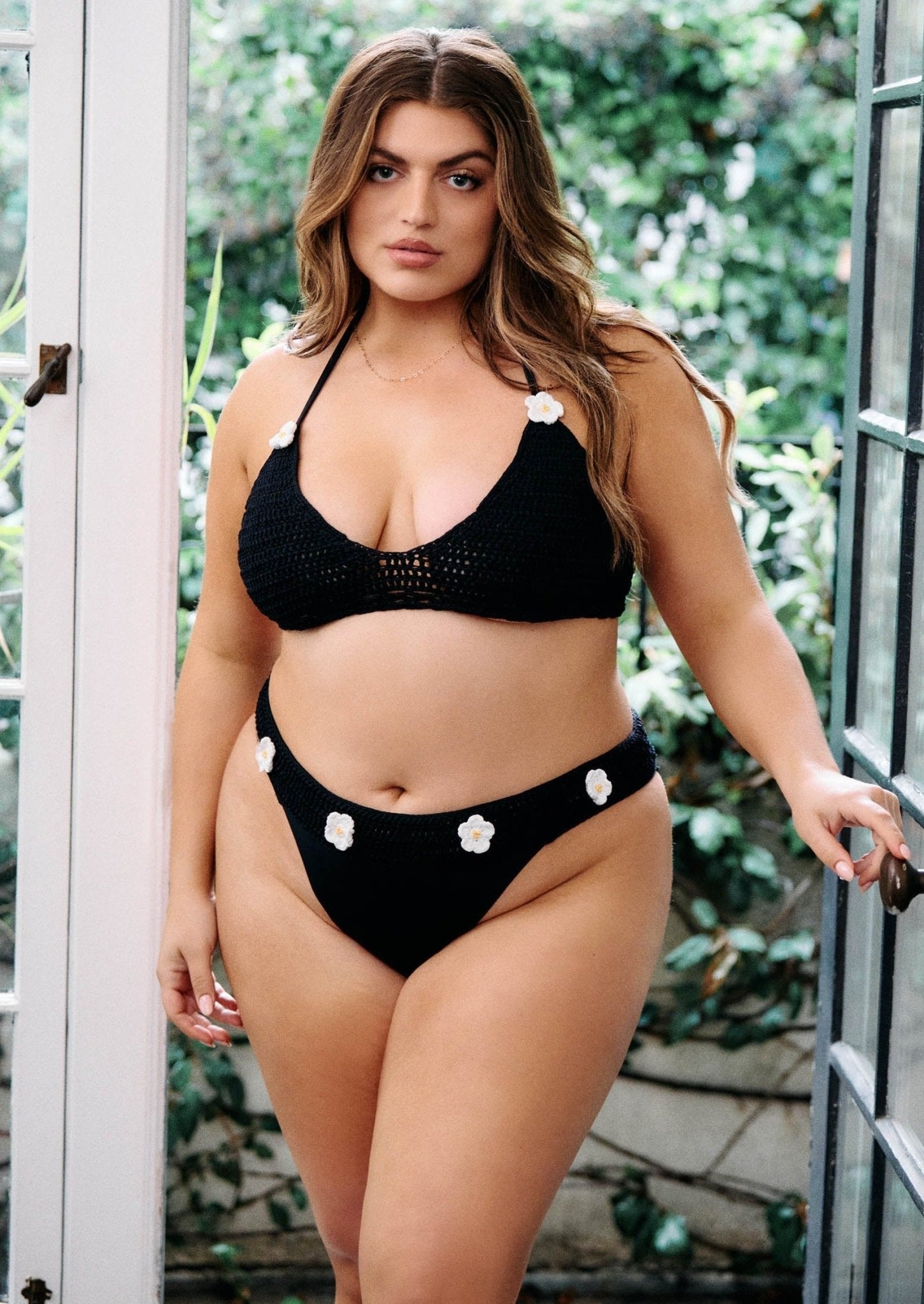 Tulum Top - Black Daisy