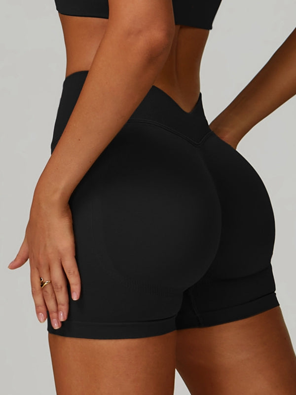 Deep V Collar Backless Sports Bras